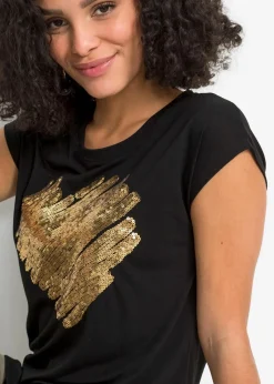 bonprix Shirts & Tops^Shirt aus softem Viskose-Mix schwarz
