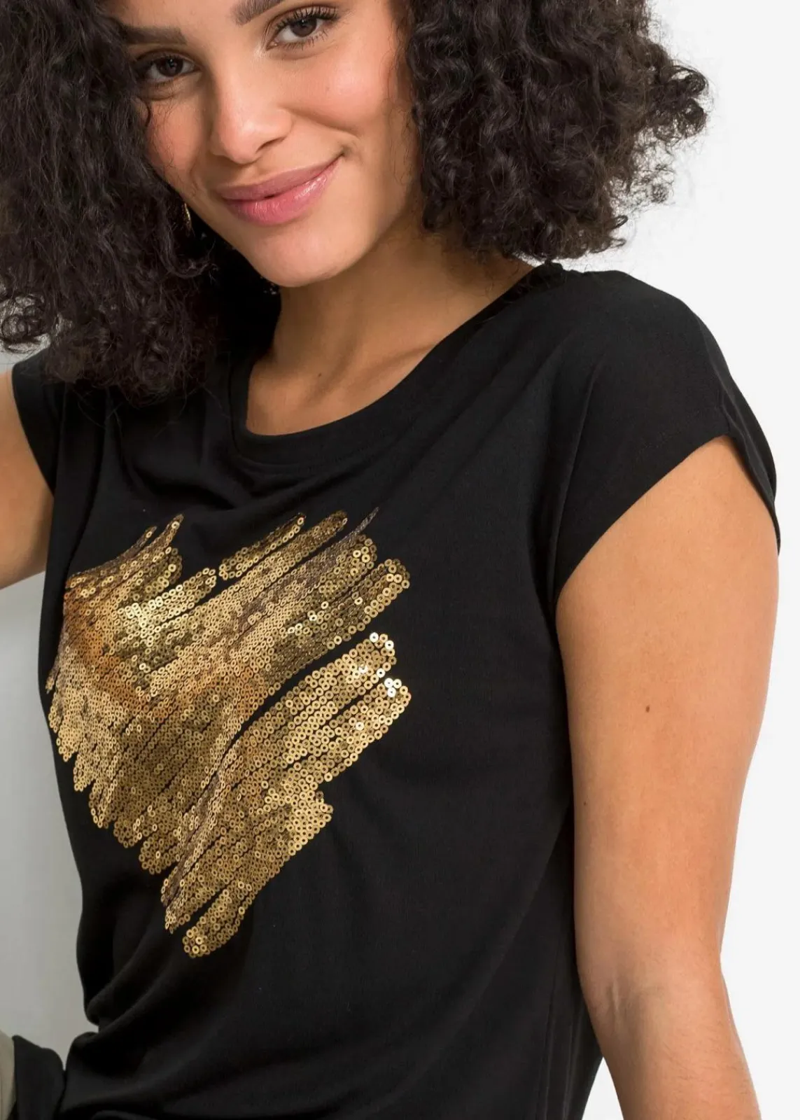 bonprix Shirts & Tops^Shirt aus softem Viskose-Mix schwarz