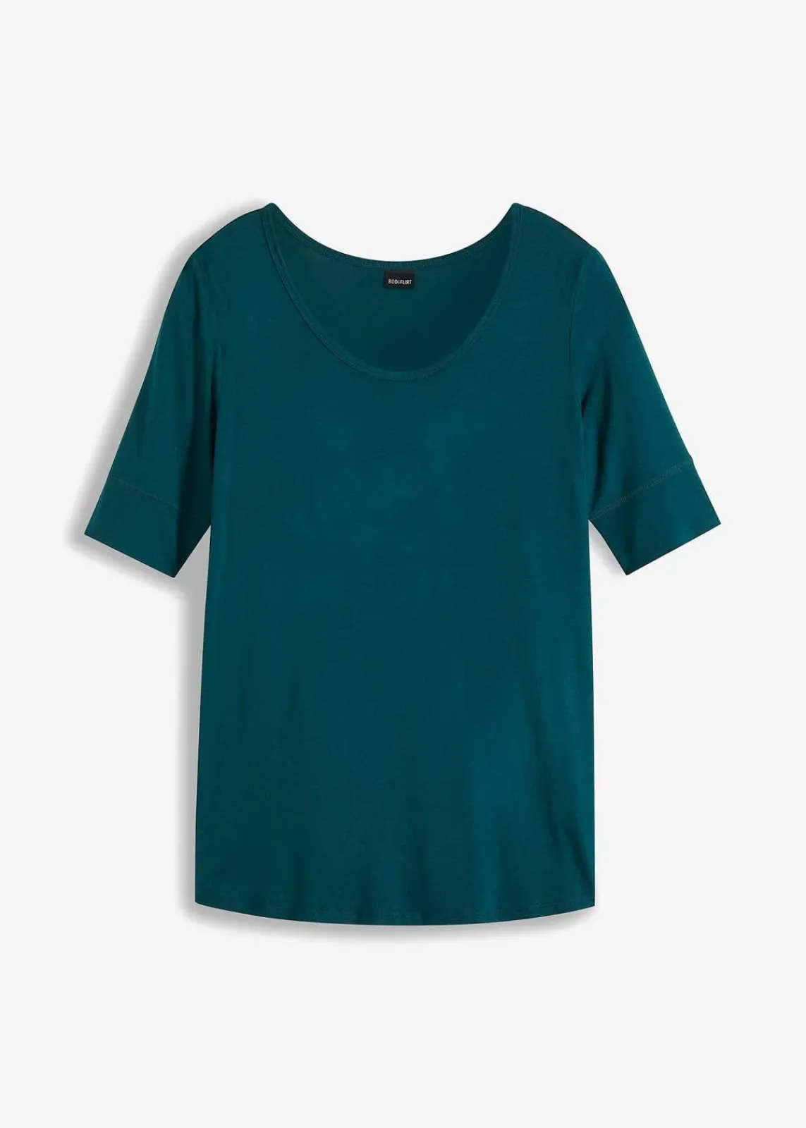 bonprix Shirts & Tops|Basics^Shirt aus softem Viskose-Mix tiefgrün