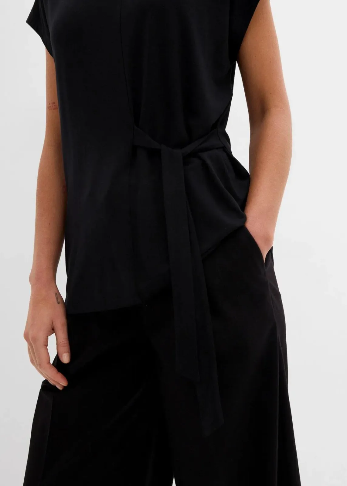 bonprix Shirts & Tops^Shirt aus softem Viskose-Mix schwarz