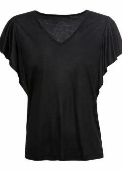 bonprix Shirts & Tops^Shirt aus softer Viskose schwarz