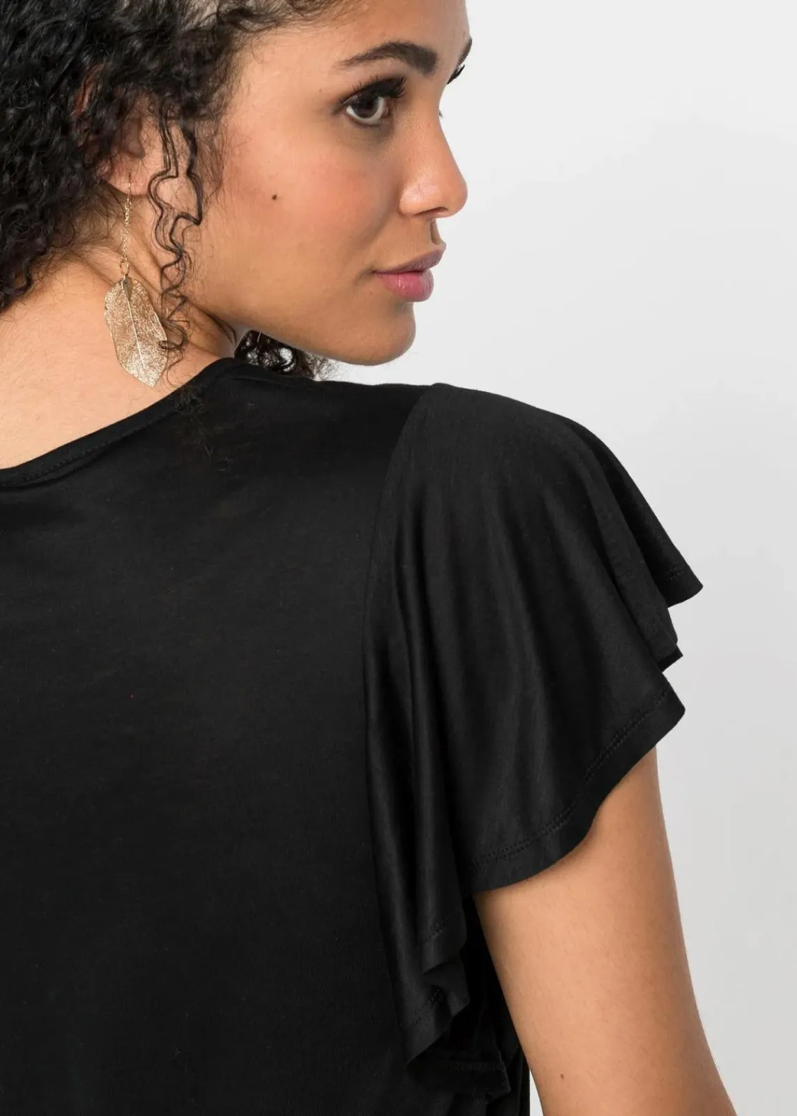 bonprix Shirts & Tops^Shirt aus softer Viskose schwarz