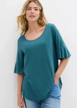 bonprix Shirts & Tops^Shirt aus softer Viskose pfeffergrün