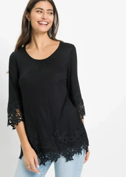 bonprix Shirts & Tops^Shirt aus Viskose schwarz