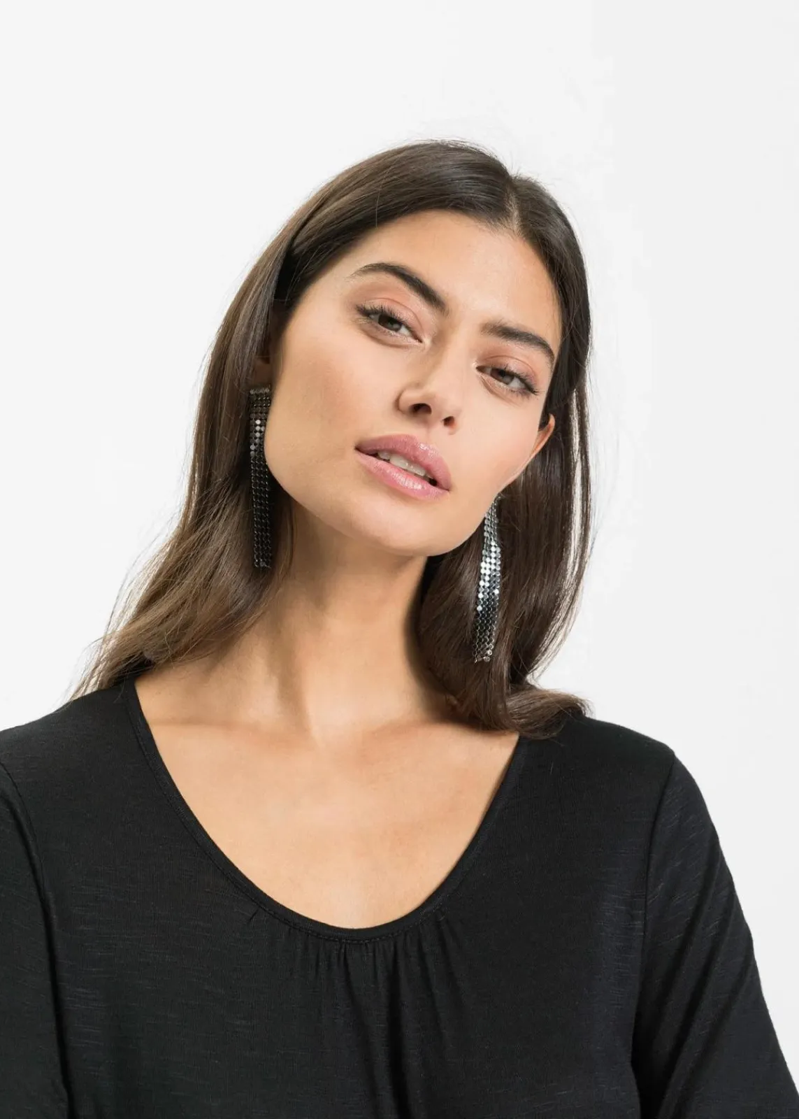 bonprix Shirts & Tops^Shirt aus Viskose schwarz