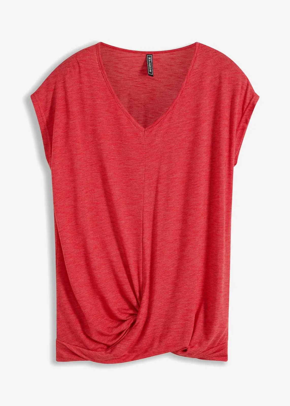 bonprix Shirts & Tops^Shirt aus Viskose-Mix rot meliert