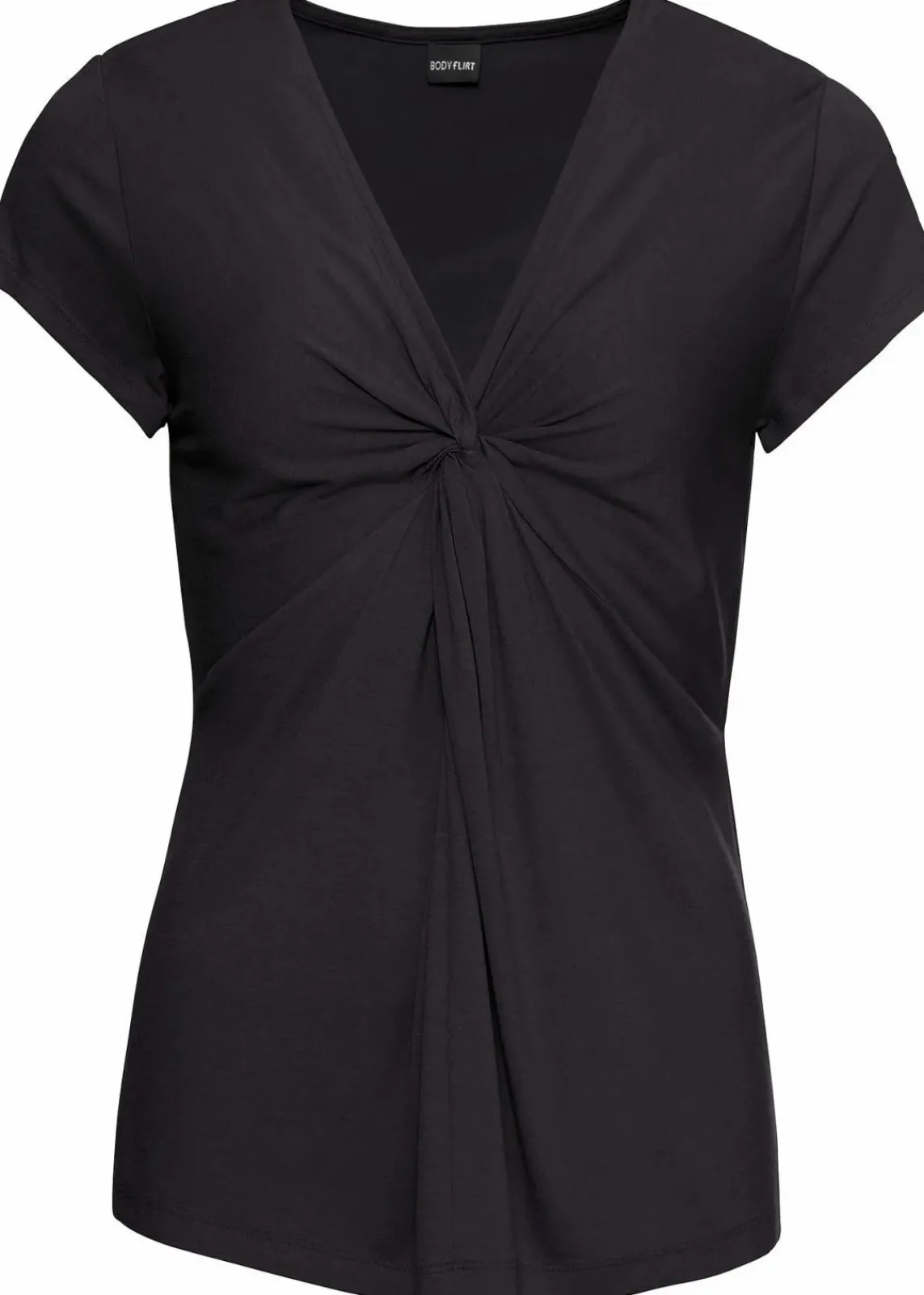 bonprix Shirts & Tops^Shirt aus Viskose-Mix schwarz