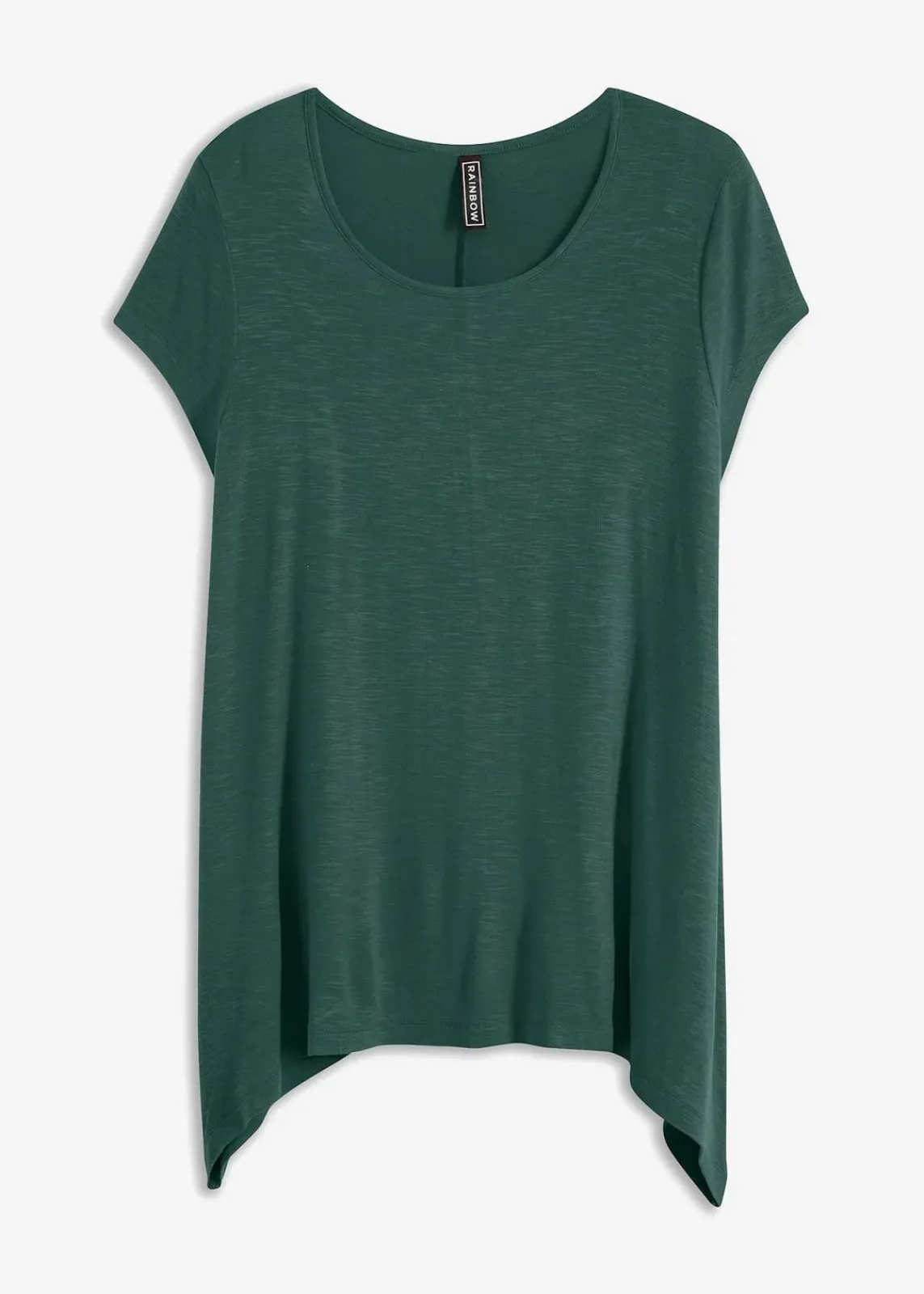 bonprix Nachhaltigere Materialien|Shirts & Tops^Shirt in asymmetrischer Länge mattgrün