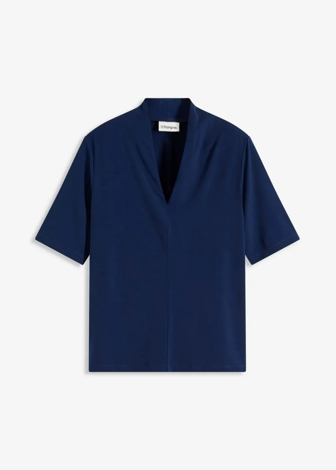 bonprix Shirts & Tops^Shirt mit Kelchkragen dunkelblau