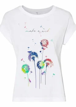 bonprix Shirts & Tops^Shirt mit Pusteblumen weiß bedruckt