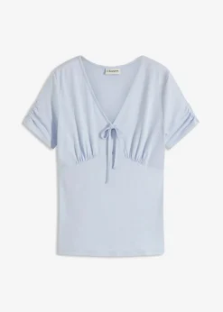 bonprix Shirts & Tops^Shirt mit Raffung zartblau
