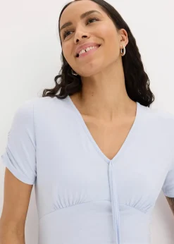 bonprix Shirts & Tops^Shirt mit Raffung zartblau