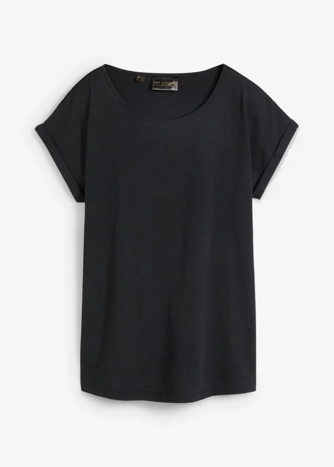 bonprix Premium|Shirts & Tops^Shirt mit Seidenanteil schwarz