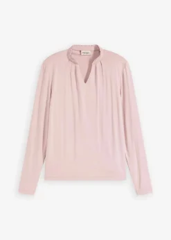 bonprix Shirts & Tops^Shirt mit Stehkragen mattrosa