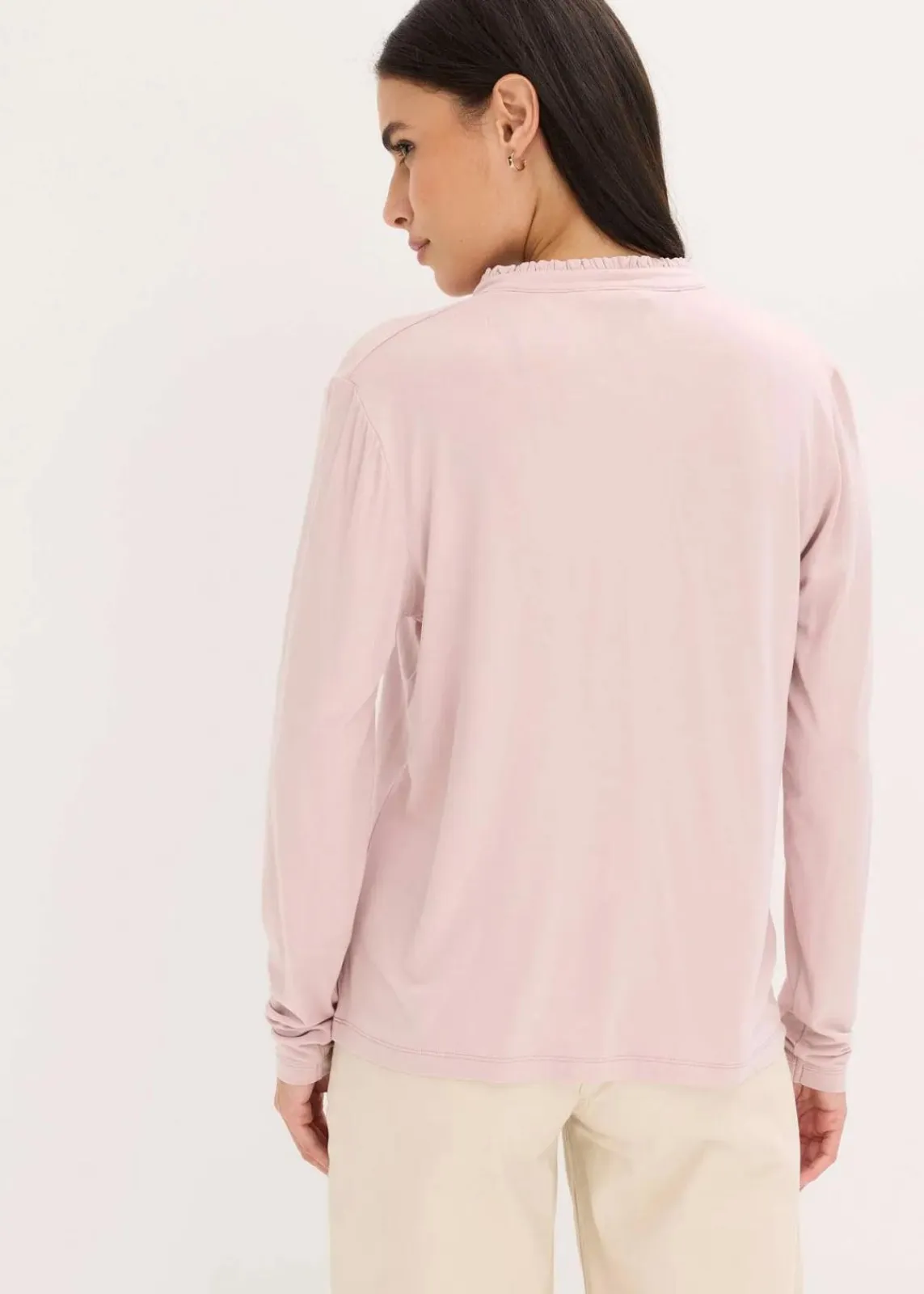 bonprix Shirts & Tops^Shirt mit Stehkragen mattrosa