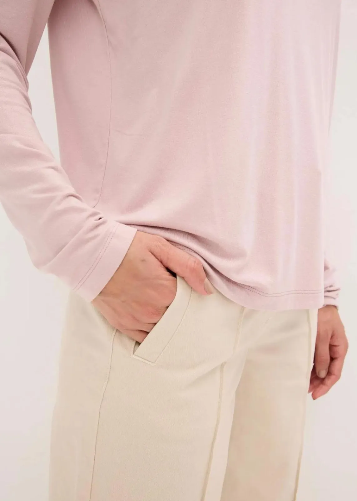 bonprix Shirts & Tops^Shirt mit Stehkragen mattrosa