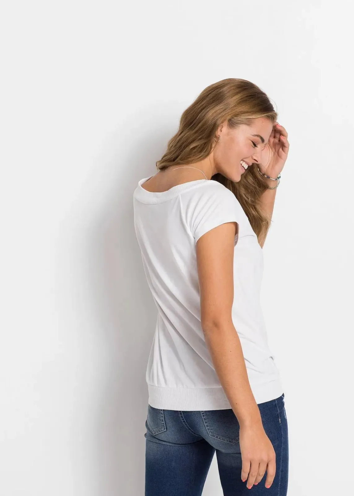 bonprix Shirts & Tops^Shirt mit Sternenprint weiß bedruckt