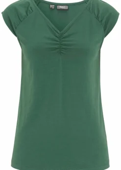 bonprix Shirts & Tops^Shirt mit V-Ausschnitt dunkelgrün