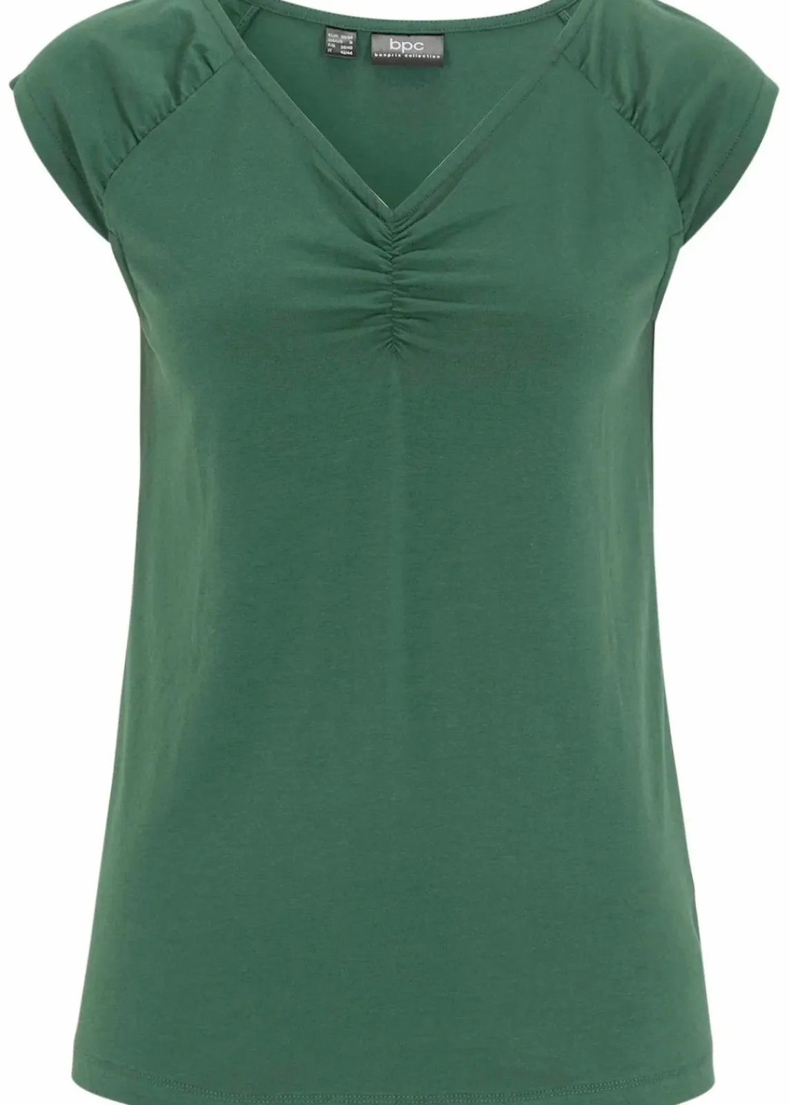 bonprix Shirts & Tops^Shirt mit V-Ausschnitt dunkelgrün