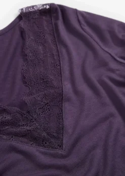 bonprix Premium|Shirts & Tops^Shirt mit Wolle pflaume