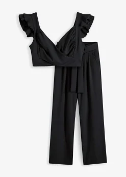 bonprix Bekleidung·Kleider|Zweiteiler & Sets^Shirt und Hose (2-tlg.Set) schwarz