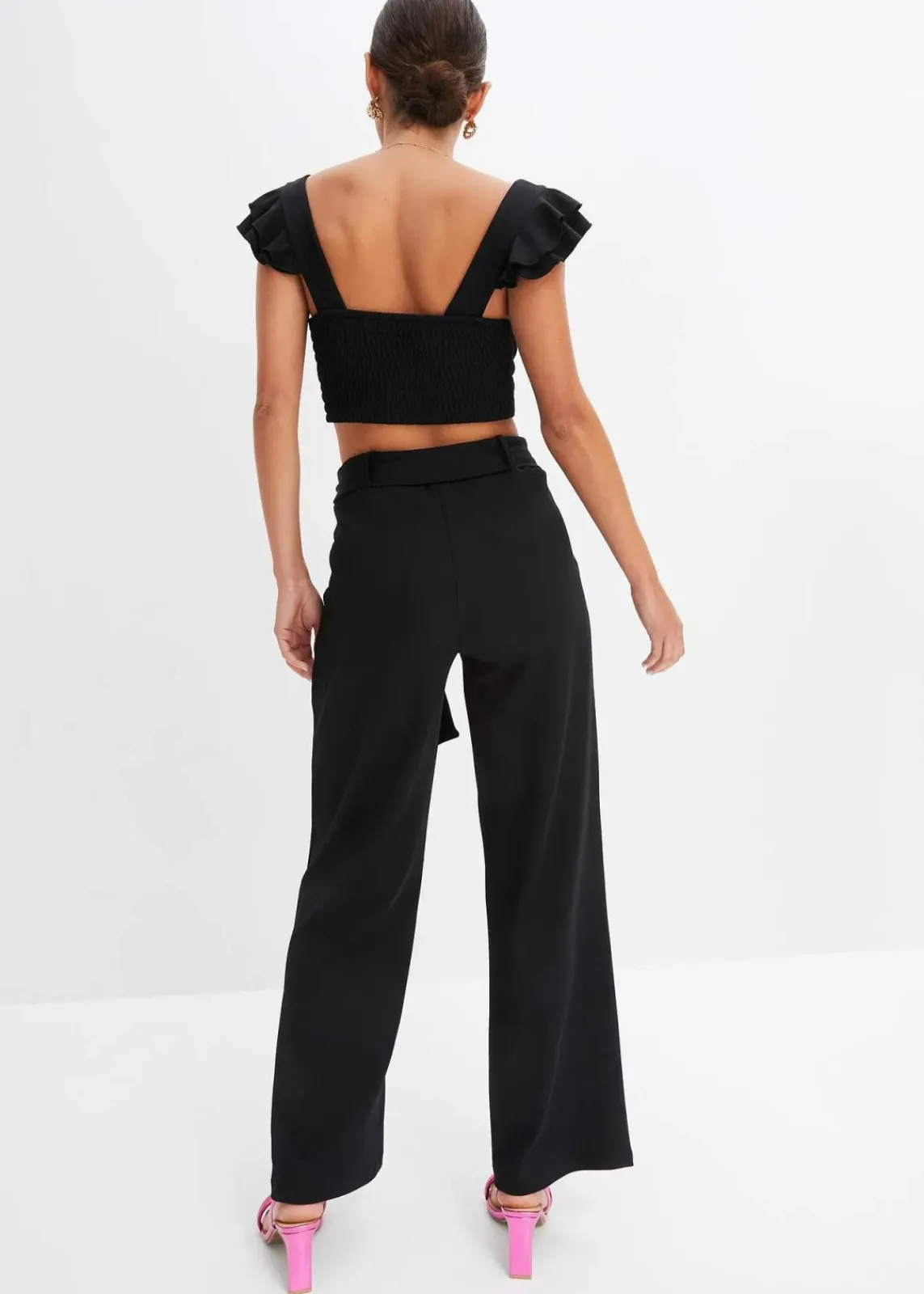 bonprix Bekleidung·Kleider|Zweiteiler & Sets^Shirt und Hose (2-tlg.Set) schwarz