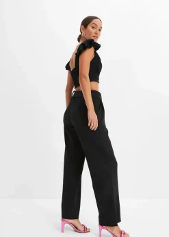 bonprix Bekleidung·Kleider|Zweiteiler & Sets^Shirt und Hose (2-tlg.Set) schwarz