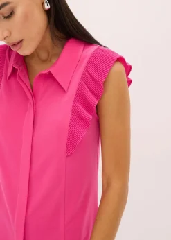 bonprix Shirts & Tops^Shirtbluse mit Volants pinklady