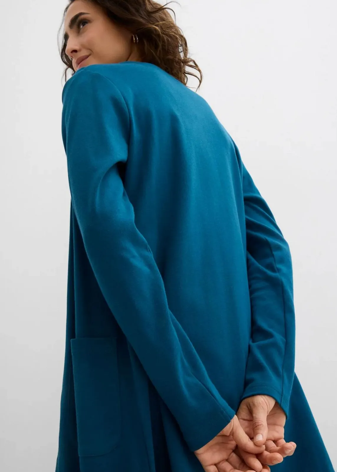 bonprix Shirts & Tops|Basics^Shirtjacke blaupetrol
