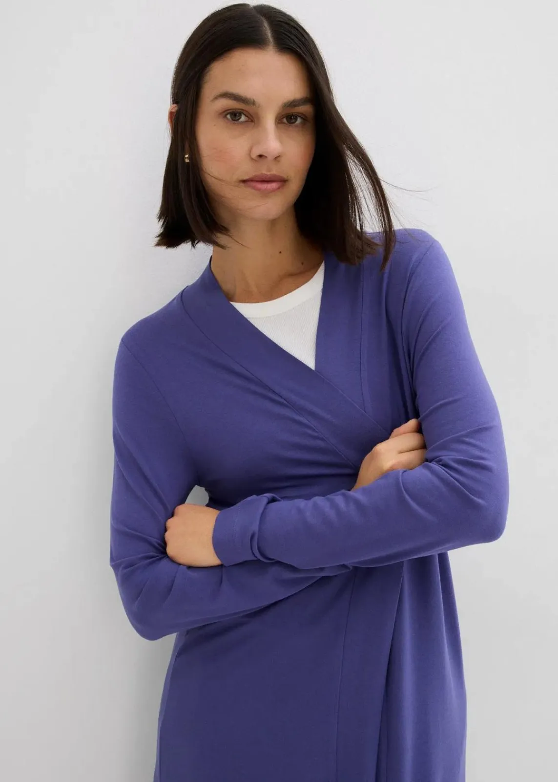 bonprix Shirts & Tops|Basics^Shirtjacke aus softem Viskose-Mix dunkelpazifik