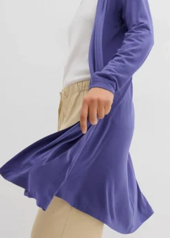 bonprix Shirts & Tops|Basics^Shirtjacke aus softem Viskose-Mix dunkelpazifik
