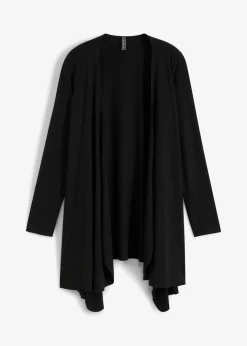 bonprix Shirts & Tops^Shirtjacke aus softem Viskose-Mix schwarz