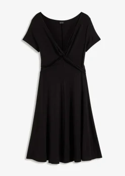 bonprix Nachhaltigere Materialien|Kleider^Shirtkleid schwarz