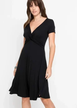 bonprix Nachhaltigere Materialien|Kleider^Shirtkleid schwarz