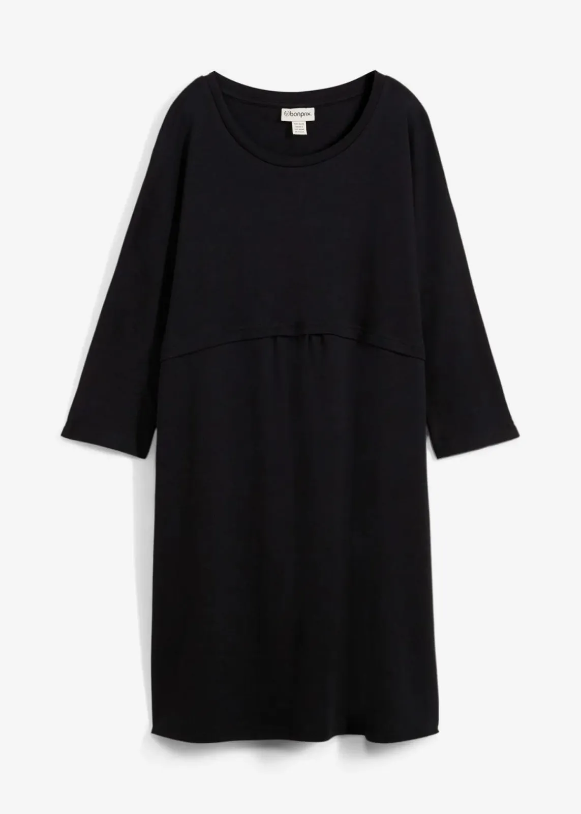 bonprix Bekleidung·Pullover & Strickjacken|Kleider^Shirtkleid aus Bio Baumwolle schwarz
