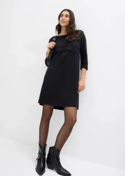bonprix Bekleidung·Pullover & Strickjacken|Kleider^Shirtkleid aus Bio Baumwolle schwarz