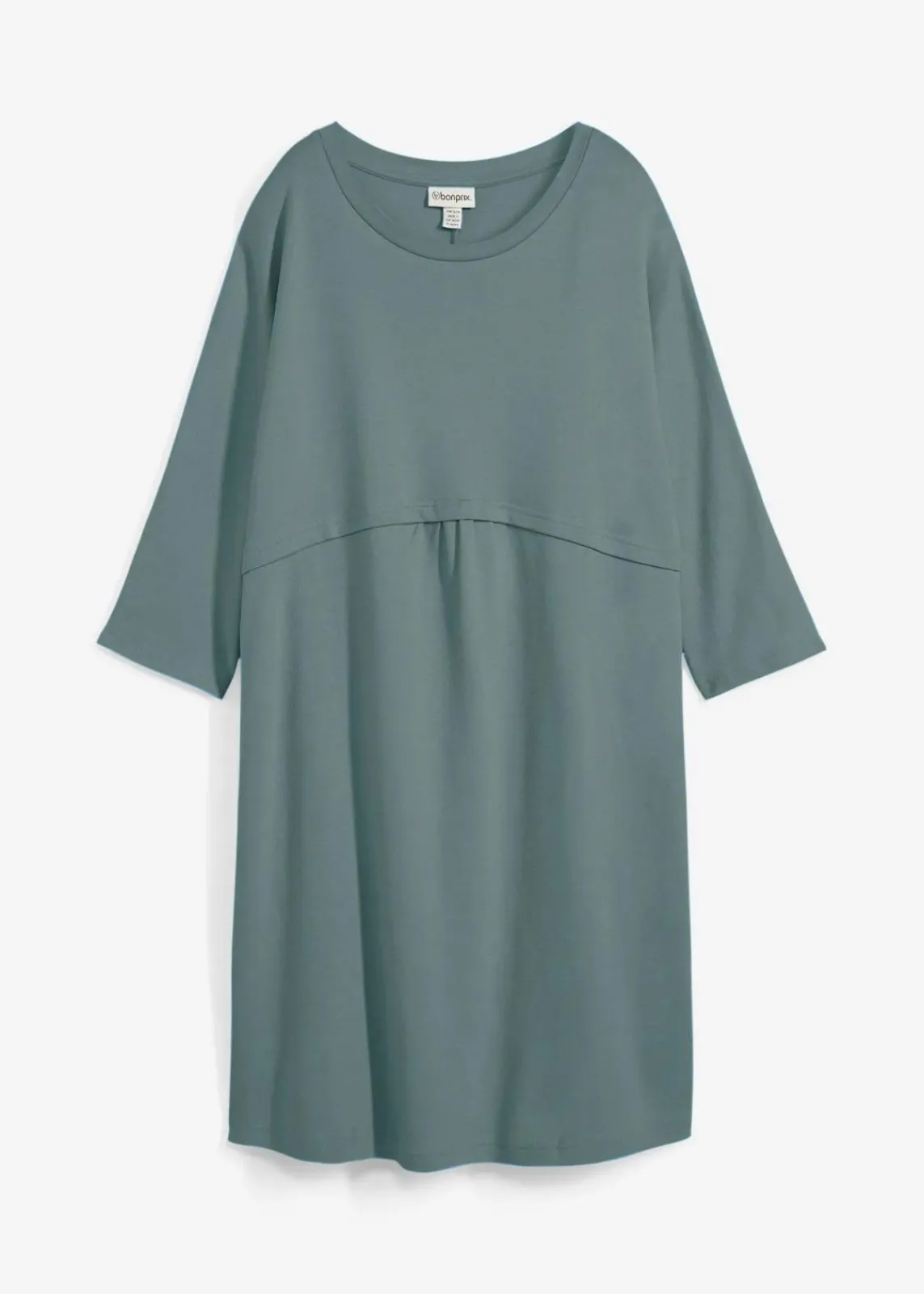 bonprix Nachhaltigere Materialien|Kleider^Shirtkleid aus Bio Baumwolle eukalyptusgrün