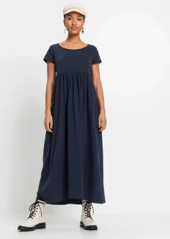 bonprix Nachhaltigere Materialien|Kleider^Shirtkleid aus Bio-Baumwolle dunkelblau