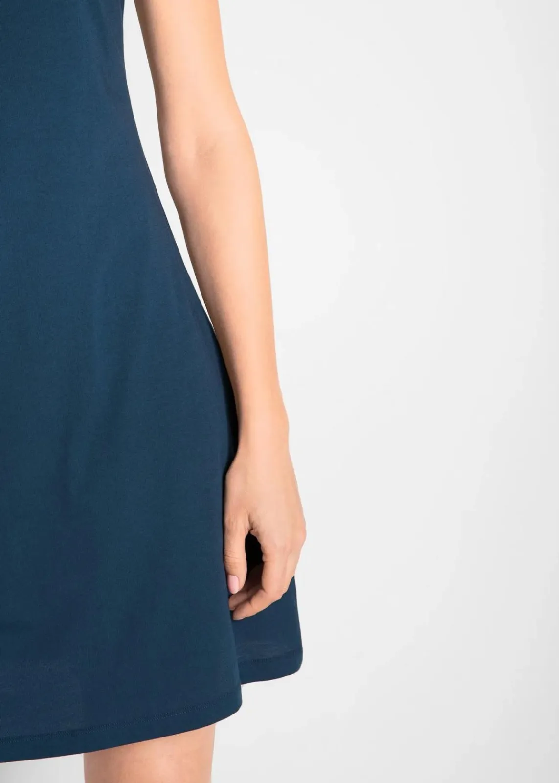 bonprix Nachhaltigere Materialien|Kleider^Shirtkleid aus reiner Bio-Baumwolle dunkelblau