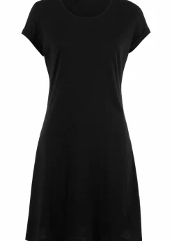 bonprix Bekleidung·Röcke|Bekleidung·Pullover & Strickjacken^Shirtkleid aus reiner Bio-Baumwolle schwarz