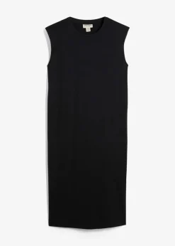 bonprix Bekleidung·Röcke|Bekleidung·Pullover & Strickjacken^Shirtkleid mit Schulterpolstern aus reiner Bio-Baumwolle schwarz