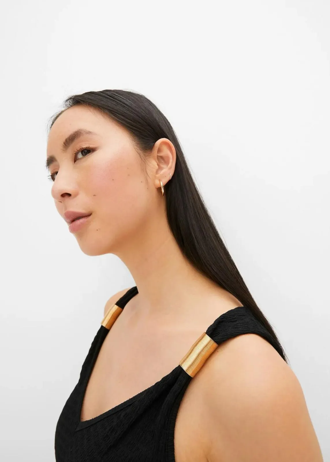 bonprix Shirts & Tops|Nachhaltigere Materialien^Shirt-Top schwarz