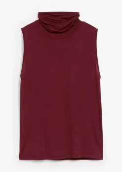 bonprix Shirts & Tops^Shirttop aus weichem Woll-Mix ahornrot
