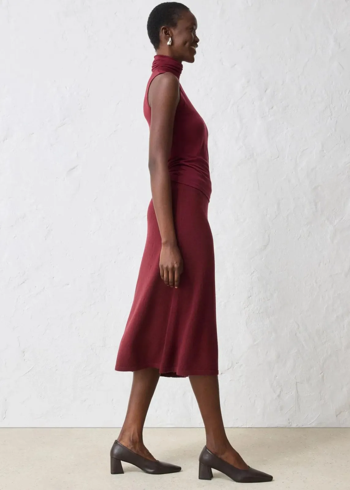 bonprix Shirts & Tops^Shirttop aus weichem Woll-Mix ahornrot