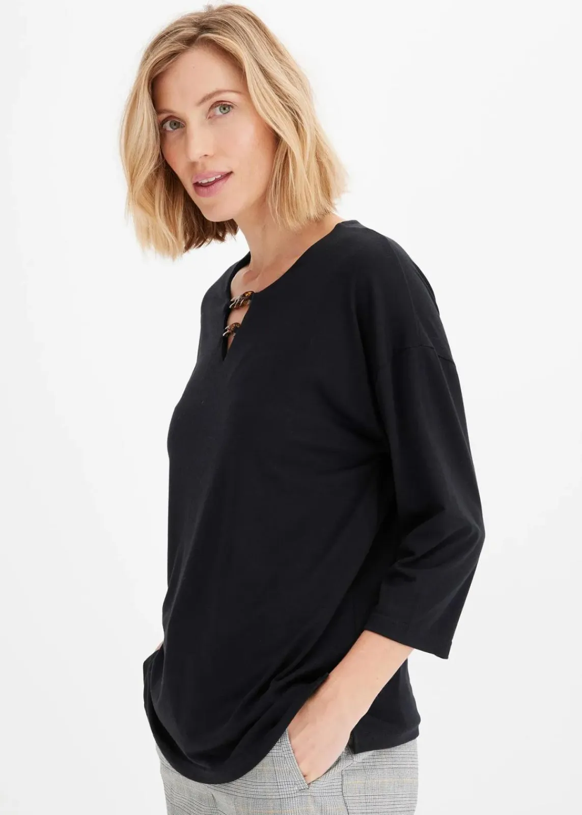 bonprix Shirts & Tops^Shirt-Tunika schwarz