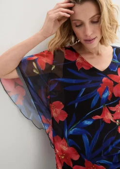 bonprix Shirts & Tops^Shirt-Tunika aus Mesh bunt geblümt