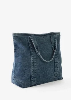 bonprix Taschen^Shopper aus Denim hellblau denim