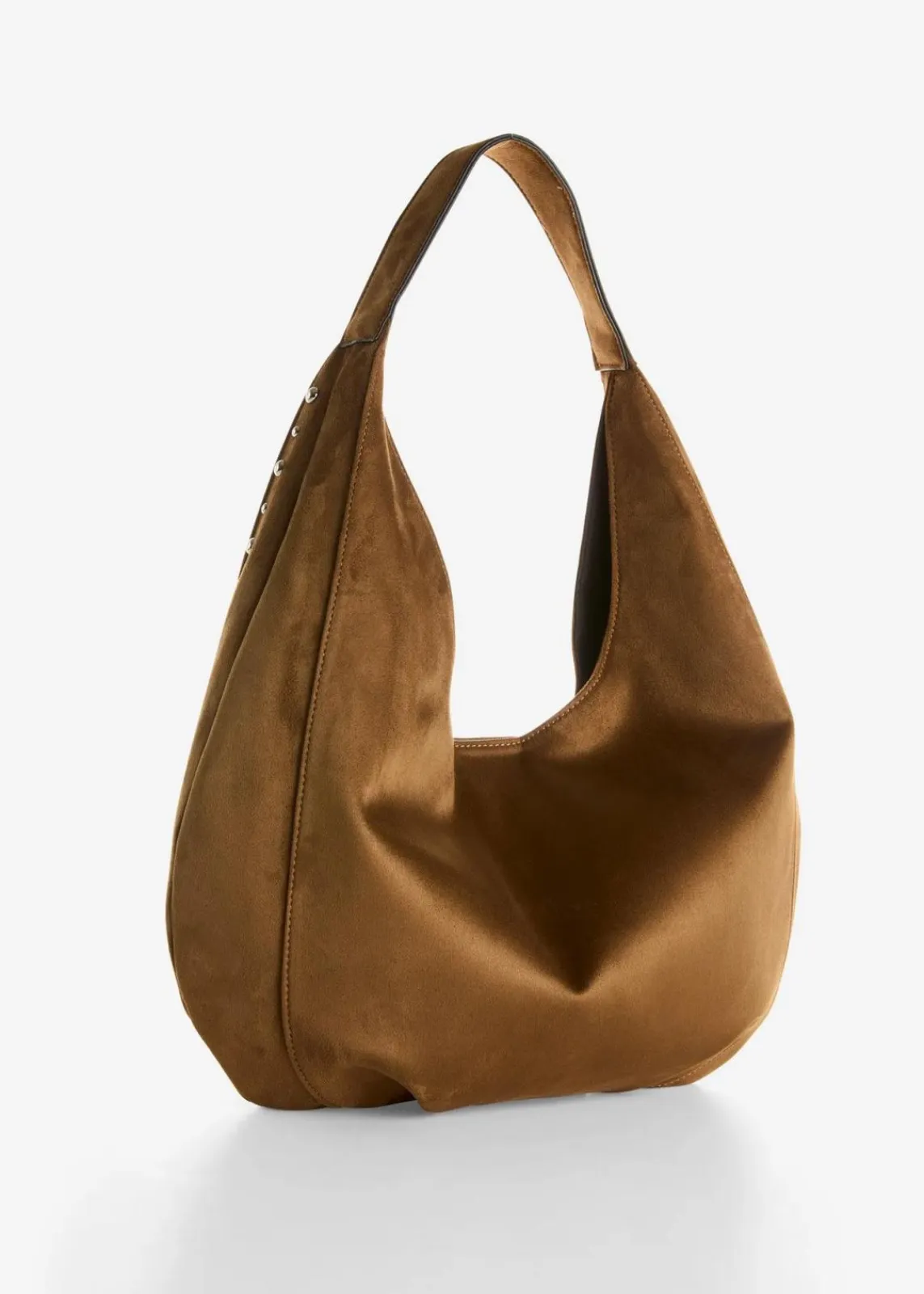 bonprix Taschen^Shopper mit Nieten braun