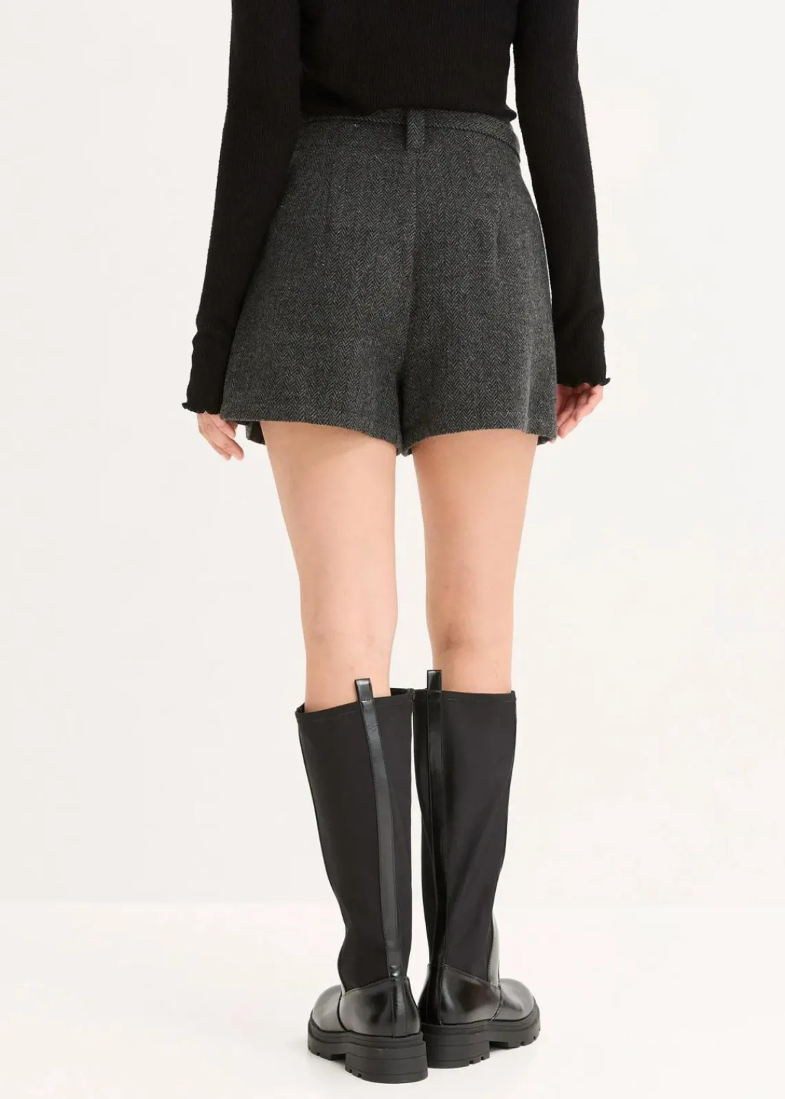 bonprix Bekleidung·Outdoorbekleidung|Bekleidung·Kleider^Shorts anthrazit meliert