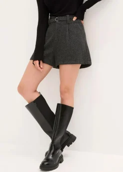 bonprix Bekleidung·Outdoorbekleidung|Bekleidung·Kleider^Shorts anthrazit meliert